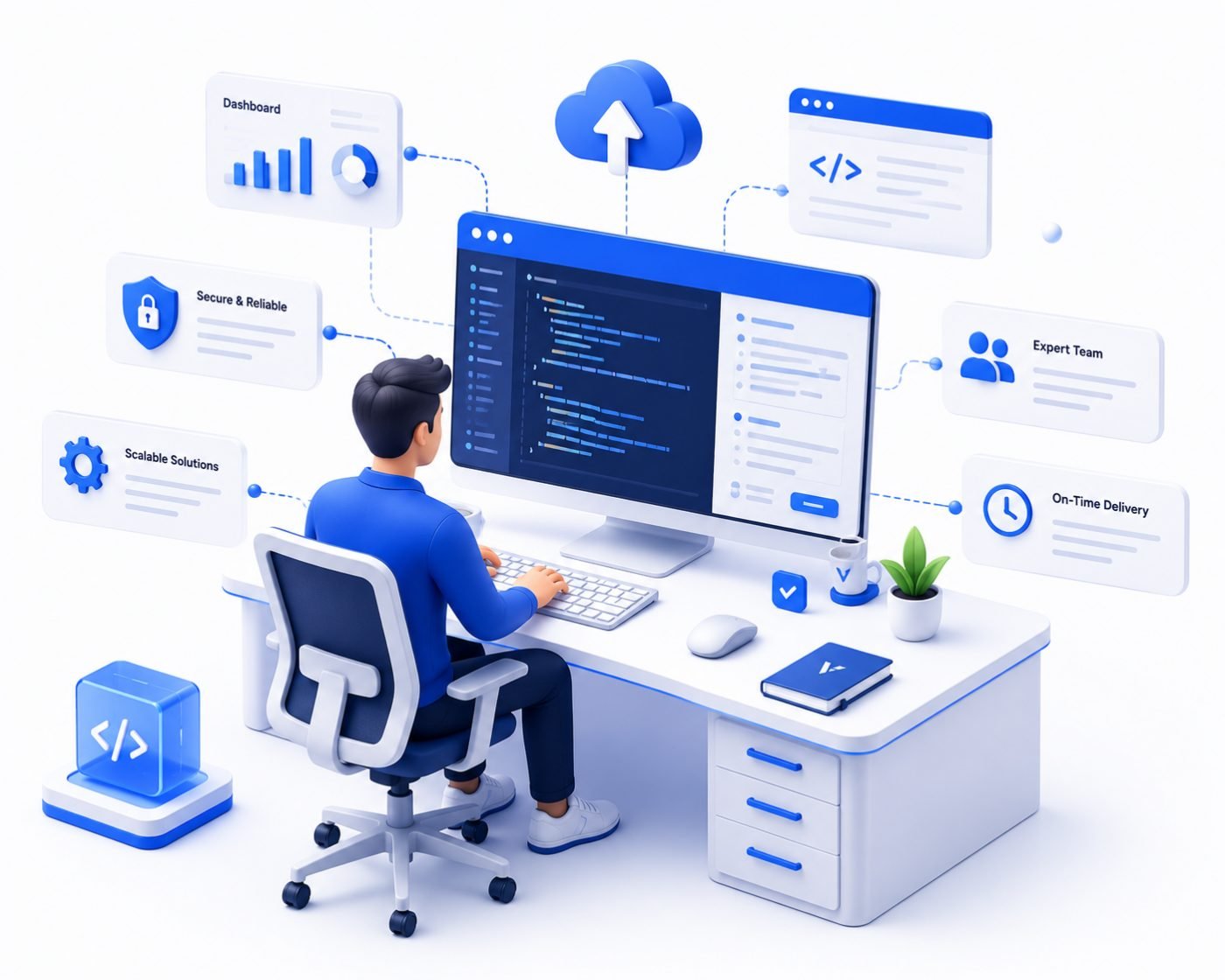 Vertex Trading engineer at work